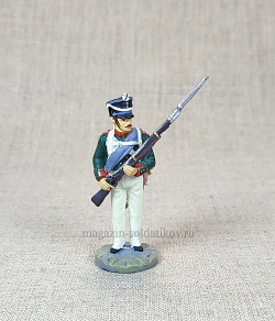 №44 - Унтер-офицер Архангелогородского пехотного полка, 1812 г.