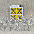 Фигурки из металла Русская гвардейская пехота #2 (24 шт) 28 мм АРЕС (RA-40) (RA-40)