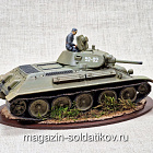 Диорама с Т-34 1941 г. (1:35) Магазин Солдатики (Д35063) (Д35063)