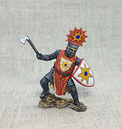 Миниатюра из олова Германский рыцарь XIII век, 54 мм, Студия Большой полк - фото