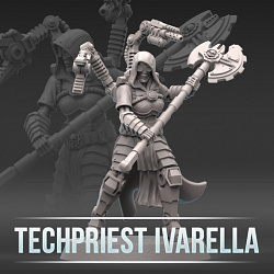 Сборные фигуры из смолы Techpriest Ivarella, 28 мм, Артель авторской миниатюры «W»