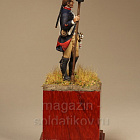 Сборная фигура из смолы SM 5423 Артиллерист прусской пешей артиллерии. 1756-1763 годы, 54 мм, SOGA miniatures