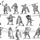 Сборные фигуры из пластика Early Imperial Roman Legionaries Attacking Victrix (VXA026) (VXA026)