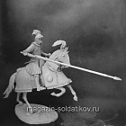 Сборная миниатюра из смолы Французский жандарм, 1525 г., 54 мм, Chronos miniatures (CHM-54374) (CHM-54374)