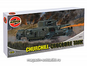 Сборная модель из пластика А Танк CHURCHILL CROCODILE (1/76) Airfix - фото