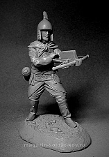 Сборная фигура из металла Китайский арбалетчик, XIII век, 54 мм, Chronos miniatures - фото