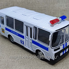 Масштабная модель в сборе и окраске ПАЗ 3205 Полиция (Q540-0355) (Q540-0355)