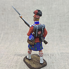 Миниатюра из олова Рядовой 42-го Королевского шотландского полка, 1812-15 г, 54 мм, Студия Большой полк