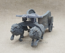 Фигурка из смолы Колесница, серый цвет (GK-017/1) (GK-017/1)