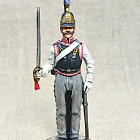 Миниатюра из олова Кирасир Новгородского полка, Россия 1812 г., 54 мм, Студия Большой полк (ИЛ2075.12.02.54) (ИЛ2075.12.02.54)