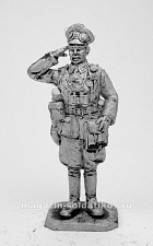 Миниатюра из олова 255 РТ Офицер вермахта, 54 мм, Ратник - фото
