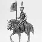 Миниатюра из олова К23 РТ Польский улан с флагом, 54 мм, Ратник (К23-РТ) (К23-РТ )