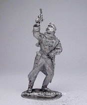 Миниатюра из олова 204 РТ Болгарский офицер 54 мм, Ратник - фото