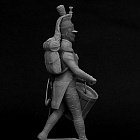 Сборная миниатюра из смолы Барабанщик драгунских полков, Франция 1804-07 (2 головы) 54 мм, Chronos miniatures (CHM-54187(M)) (CHM-54187(M))