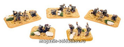 Сборная модель из пластика Mortar Platoon (Afrika) (15мм) Flames of War (GE745) (GE745)