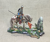 Миниатюра из олова Витязь на распутье, 54 мм, Студия Большой полк - фото