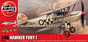 Сборная модель из пластика А Самолет HAWKER FURY (1/48) Airfix - фото