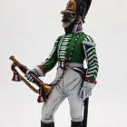 Миниатюра из олова Штаб-трубач Драгунского полка, 1803-06 гг. 54 мм