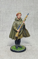 Снайпер 528-го стрелкового полка Наталья Ковшова, 1942 г., Красный фронт, 54 мм - фото
