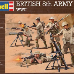 Revell Фигурки британских солдат (8th Army WW2) 1:72 (02617) (02617)