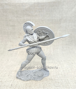 Сборная миниатюра из смолы Греческая амазонка, 75 мм, Солдатики Публия