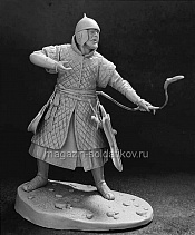 Сборная миниатюра из смолы Русский лучник XVI век, 75 мм, TRILOKA MINIATURES - фото