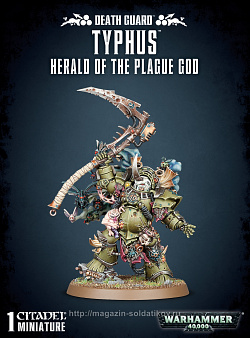 Сборные фигуры из пластика 43-53 Death Guard Typhus Herald Of The Plague God