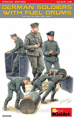 Сборная модель из пластика Немецкие солдаты за погрузкой. Специальный выпуск, MiniArt (1/35)