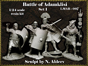 Сборная миниатюра из смолы Battle of Adamklisi: Set1, 75 мм, Legion Miniatures - фото