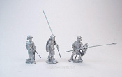 L077 Средние века, набор №9 (3 фигуры) 28 мм, Figures from Leon