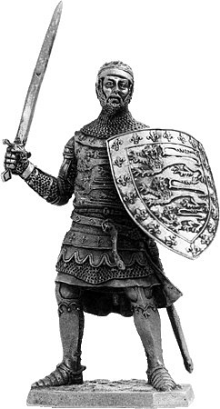 Миниатюра из металла 096. Джон Плантагенет, герцог Корволла 1316-1336 гг. EK Castings