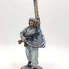 Миниатюра в росписи Лыжник-автоматчик РККА, 1941-44 гг. СССР, 54 мм (НФ0166.14.01.54) (НФ0166.14.01.54)