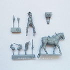 Сборная миниатюра из смолы Кирасир с пистолетом, 28 мм, Аванпост