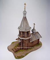 Масштабная модель в сборе и окраске Деревянная церковь, 1:56, Средневековый город - фото