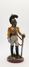 Миниатюра из олова Офицер полка «Гар-дю-Кор», Саксония, 1810-1813 гг, 54 мм - фото