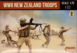 Солдатики из пластика WWII New Zealand Troops (1/72) Strelets (М111) (М111)