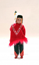 Перу (мужской костюм). Куклы в костюмах народов мира DeAgostini - фото