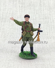 Старший сержант пехоты РККА. 1941-43 гг. СССР, 54 мм - фото