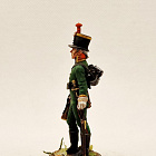 Миниатюра из олова Унтер-офицер Лейб-гвардии Егерского батальона,1802-04 гг. 54 мм, Студия Большой полк