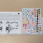 Сборная модель из пластика Декаль 48-005 СУ-27 1/48 Begemot (Q532-026) (Q532-026)