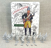 Фигурки из металла Гренадеры (14 фигур) 28 мм, АРЕС и STP-miniatures - фото