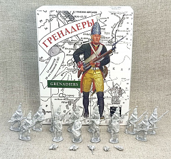 Фигурки из металла Гренадеры (14 фигур) 28 мм, АРЕС и STP-miniatures (RA-29) (RA-29)