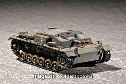 Сборная модель из пластика Бронетехника САУ «Штурмгешютц» III Ausf.Е, 1:72 Трумпетер