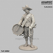 Барабанщик, XVII в, 54 мм, Аванпост - фото