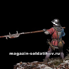 Сборная миниатюра из смолы Война роз. Бильмен №1, 54 мм, V&V Miniatures