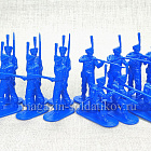 Солдатики из пластика Русские гренадеры 1812 года (синие), набор №1, 1:32, Уфимский солдатик