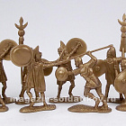 Солдатики из пластика Carthaginians 12 figures in 6 poses (bronze), 1:32 ClassicToySoldiers