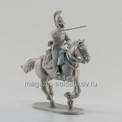 Сборная миниатюра из смолы Рядовой драгунского полка, 28 мм, Аванпост - фото