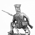 Миниатюра из олова 664 РТ Рядовой Польского корпуса Цезальпинской республики, 1799 г., 54 мм, Ратник