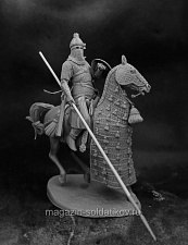 Сборная миниатюра из смолы Воин-саваран династии Сасанидов, 3-5 века н.э., 54 мм, Chronos miniatures - фото